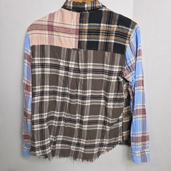 Rails, Brando Checked Shirt in Chelsea Plaid, Long Sleeve, Blue Pink Black - Picture 4 of 7